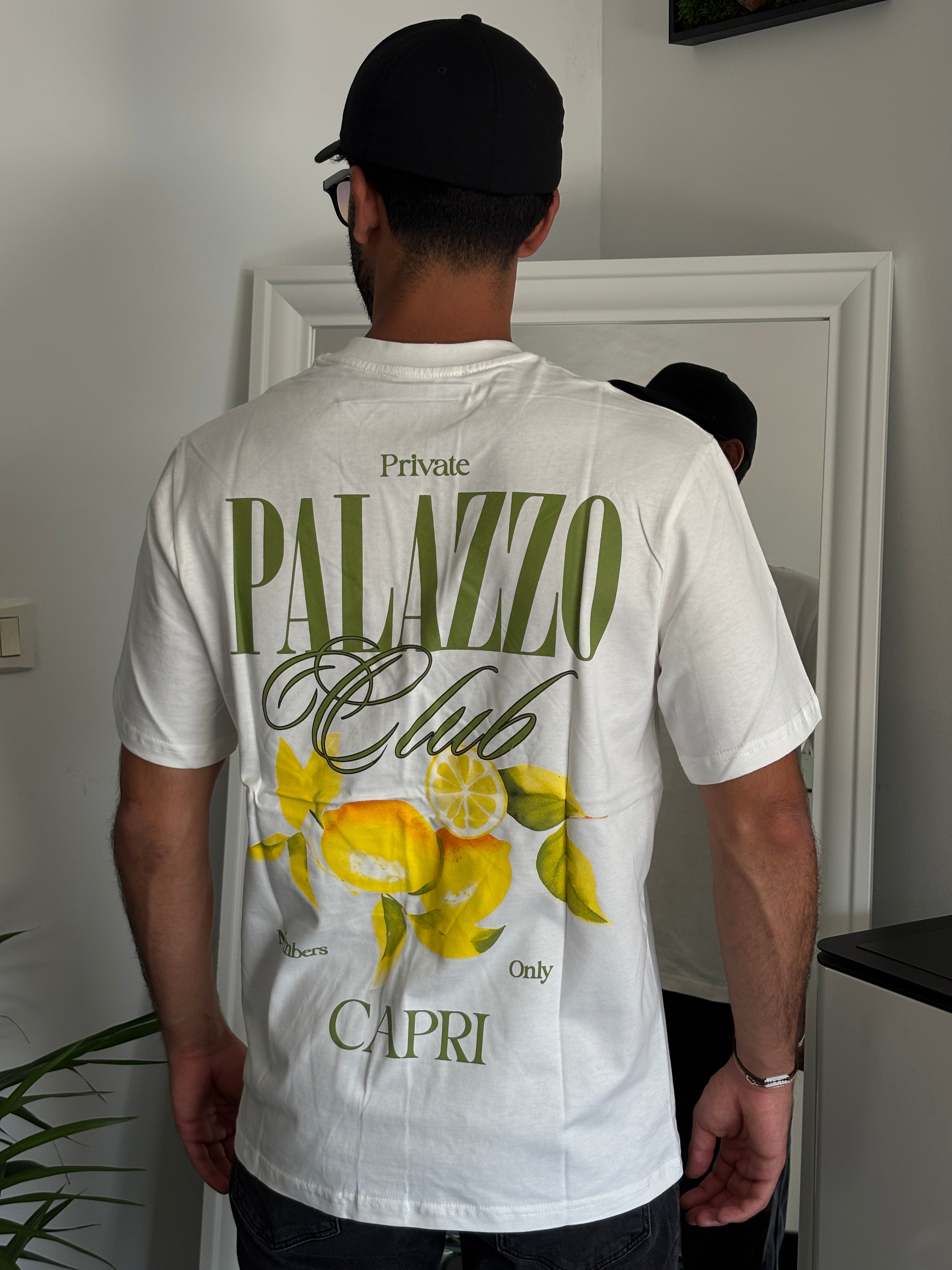 T-SHIRT CAPRI - NOIR - BLANC