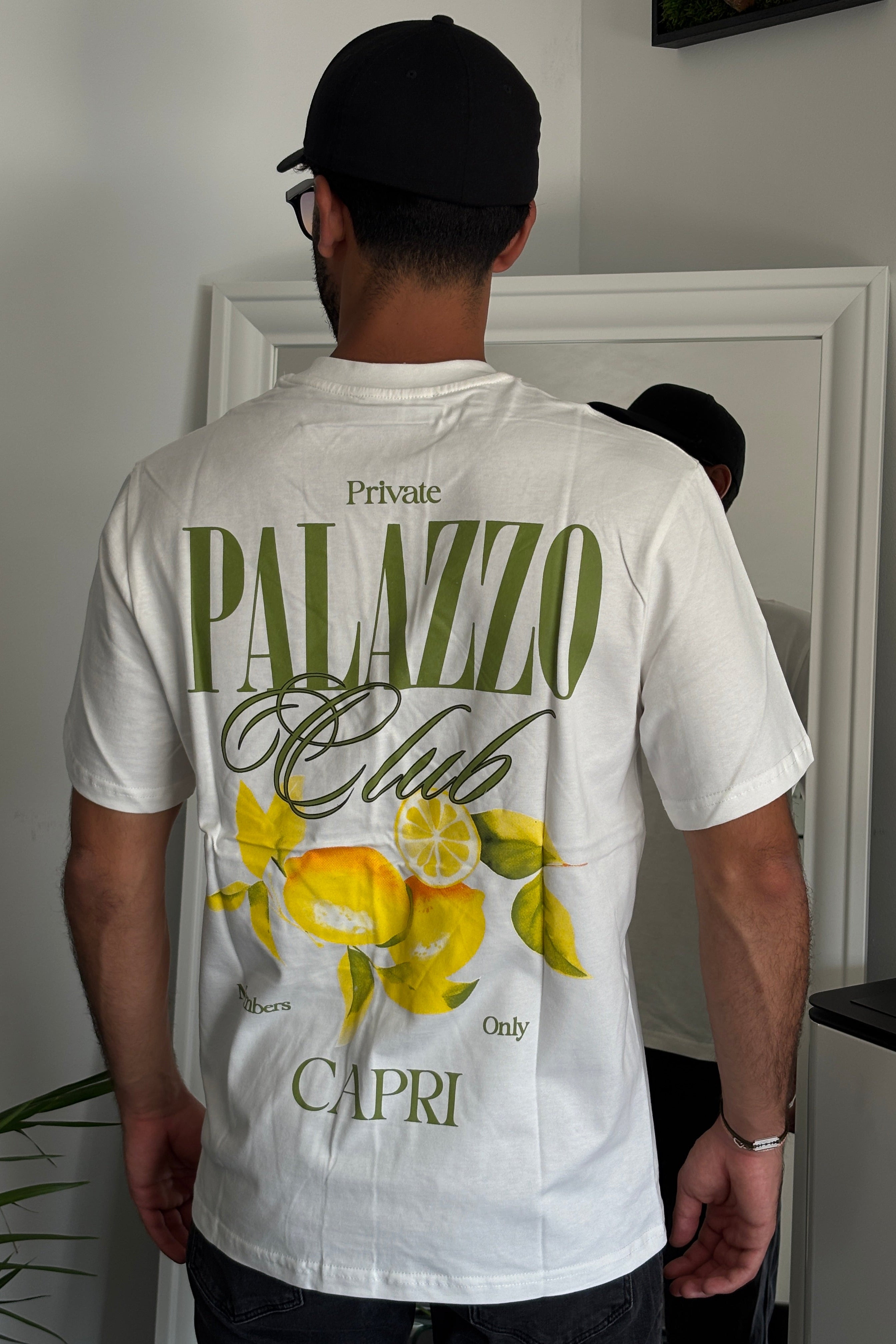 T-SHIRT CAPRI - NOIR - BLANC