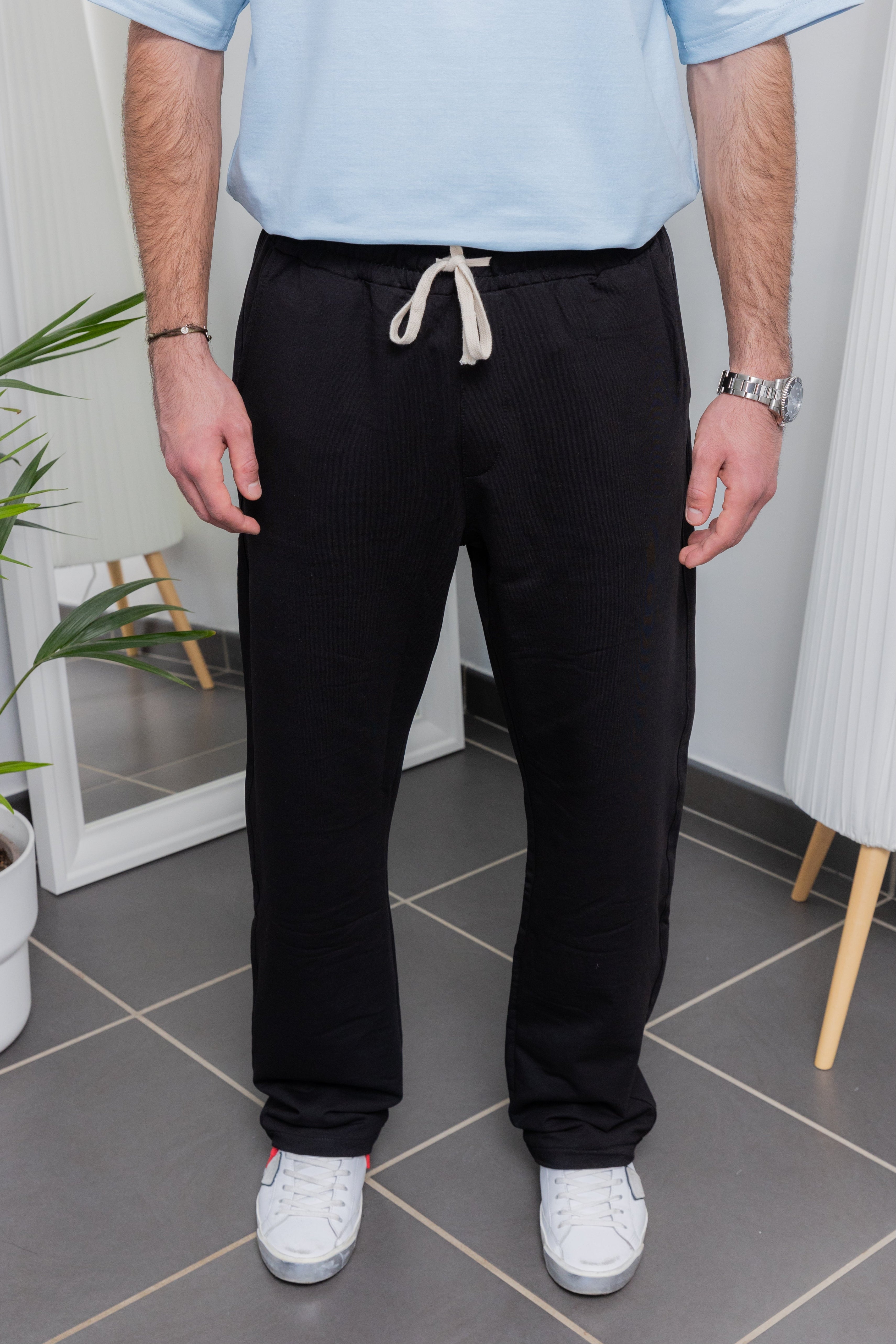 Pantalon Coupe Droite - Noir