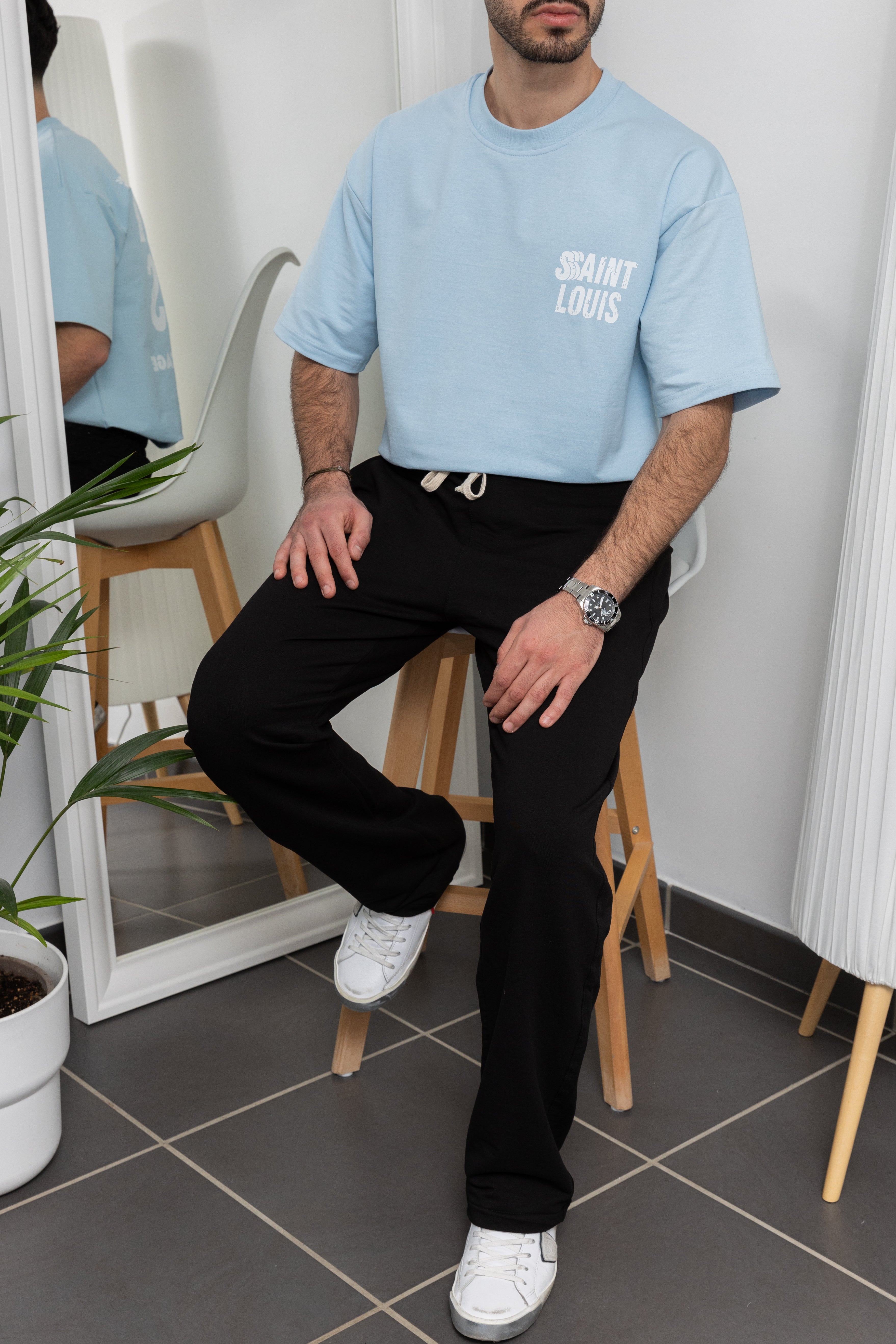 Pantalon Coupe Droite - Noir