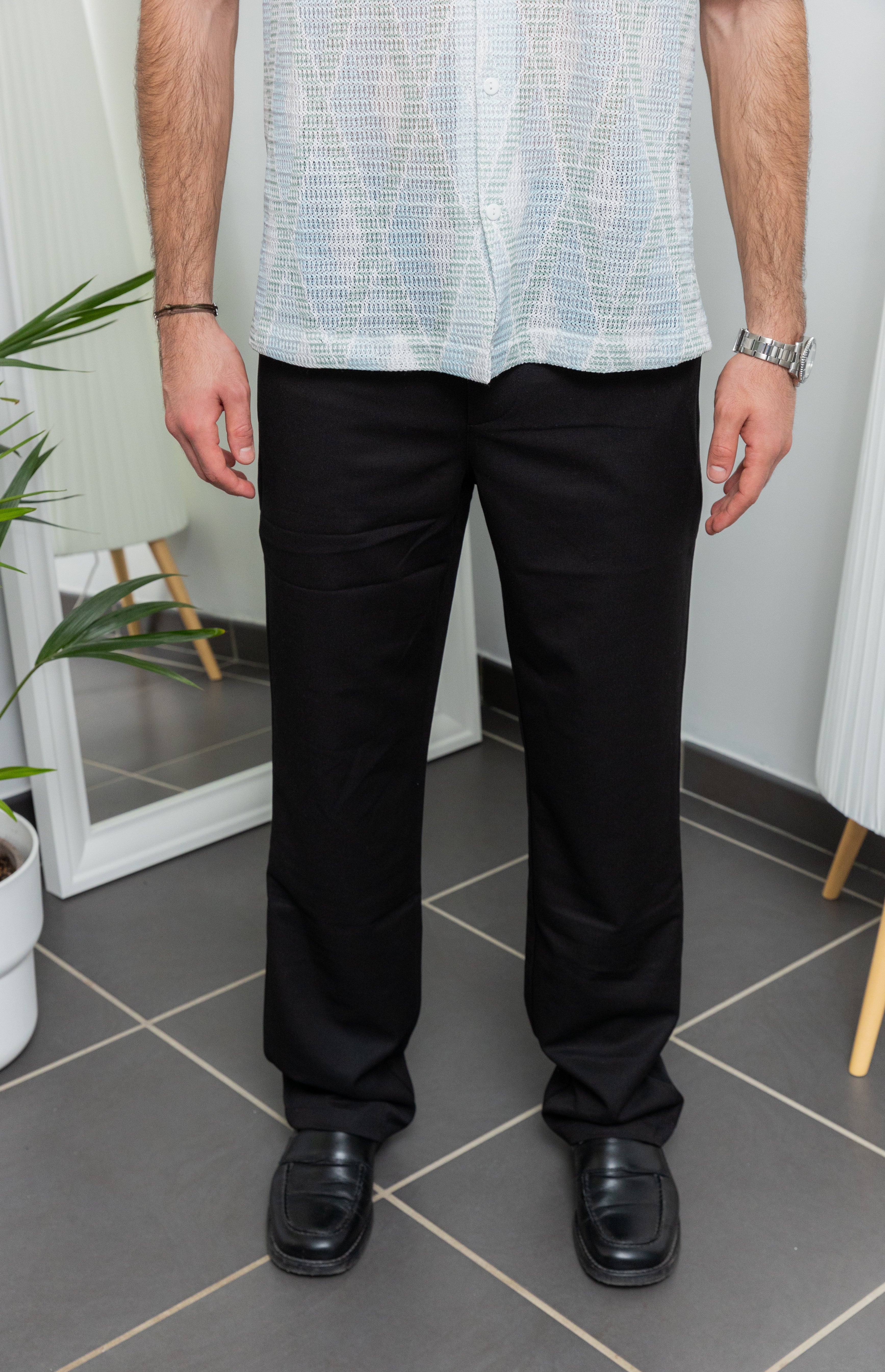 Pantalon Classique - Coupe Droite - Noir