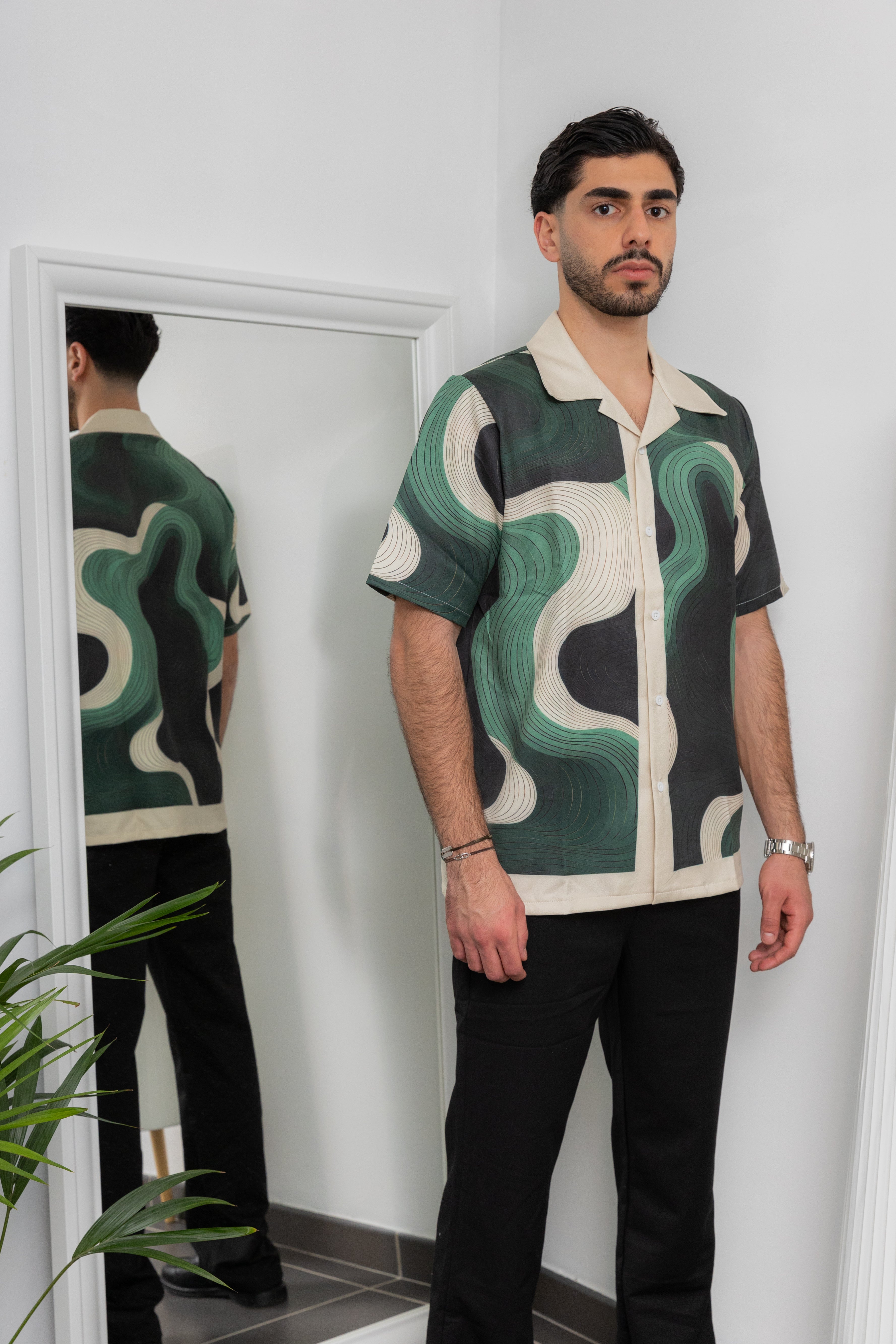 Chemisette Imprimé, Manches Courtes