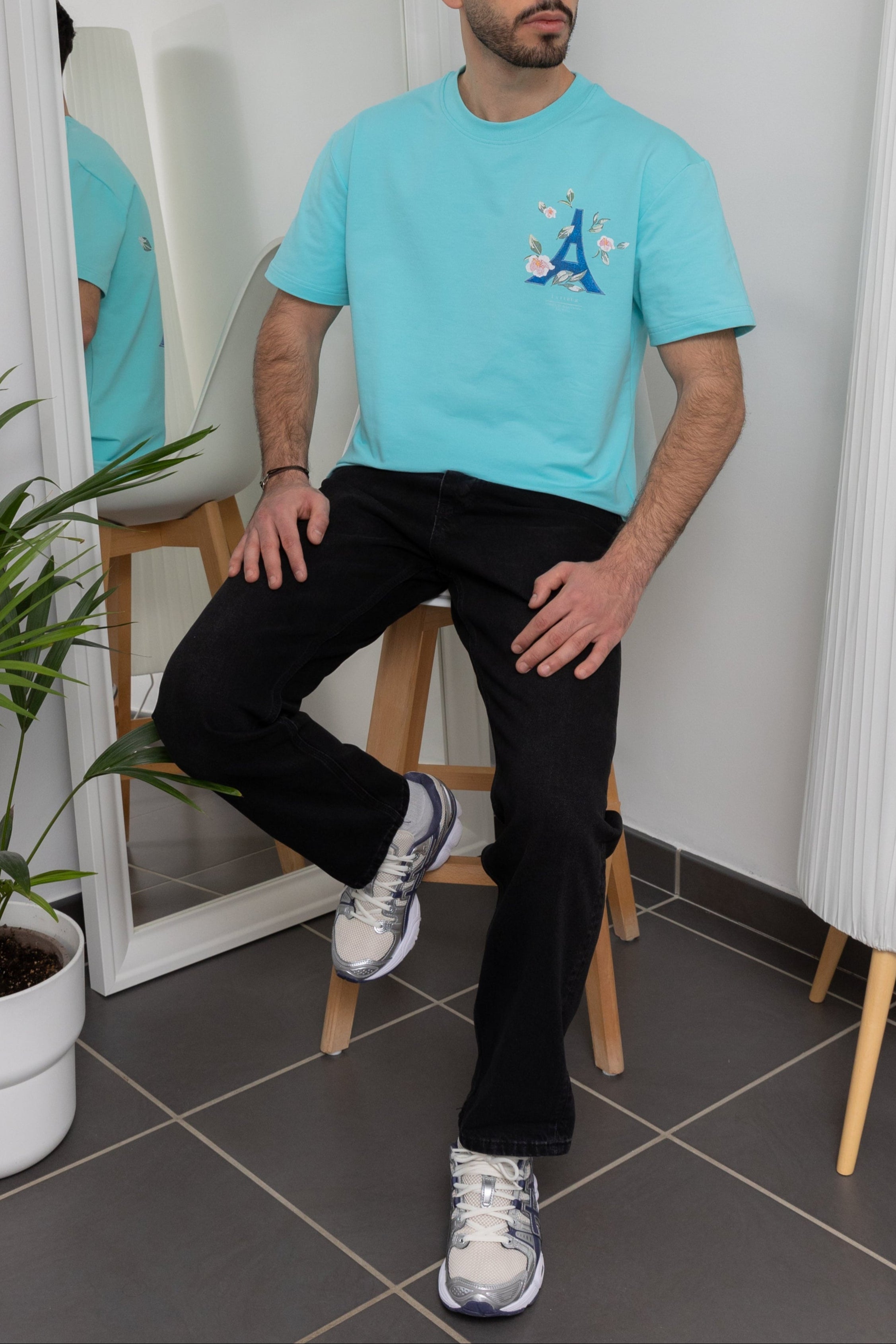 Jean Coupe Droite - Noir