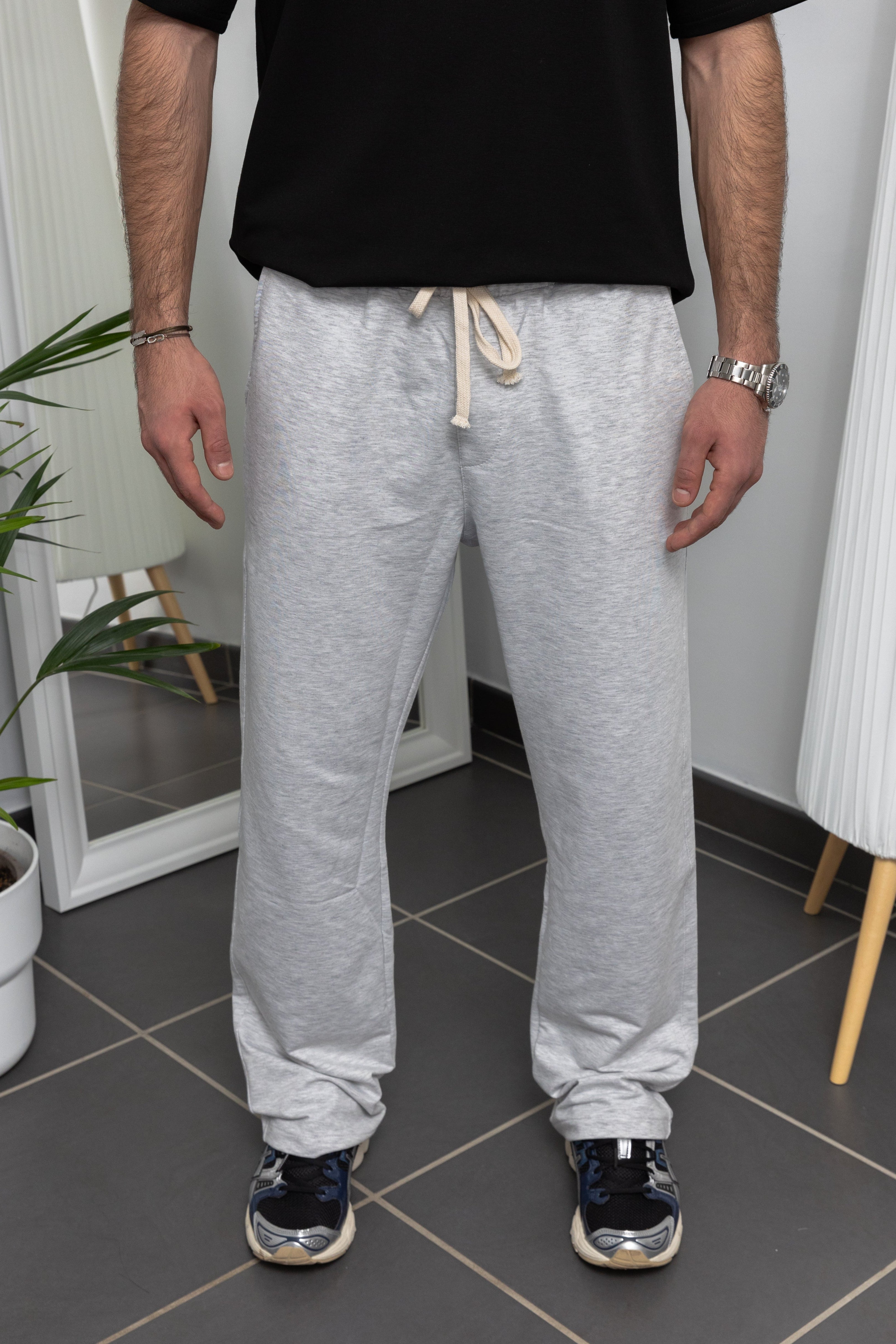 Pantalon Coupe Droite - Gris