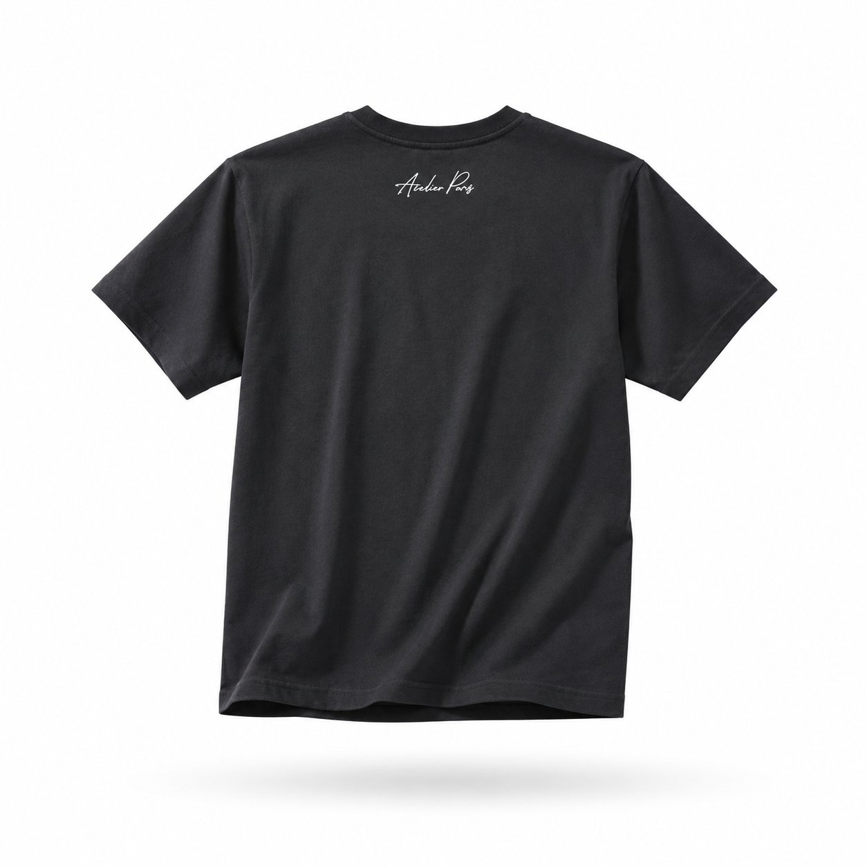 T-shirt Flower - Blanc / Gris Foncé