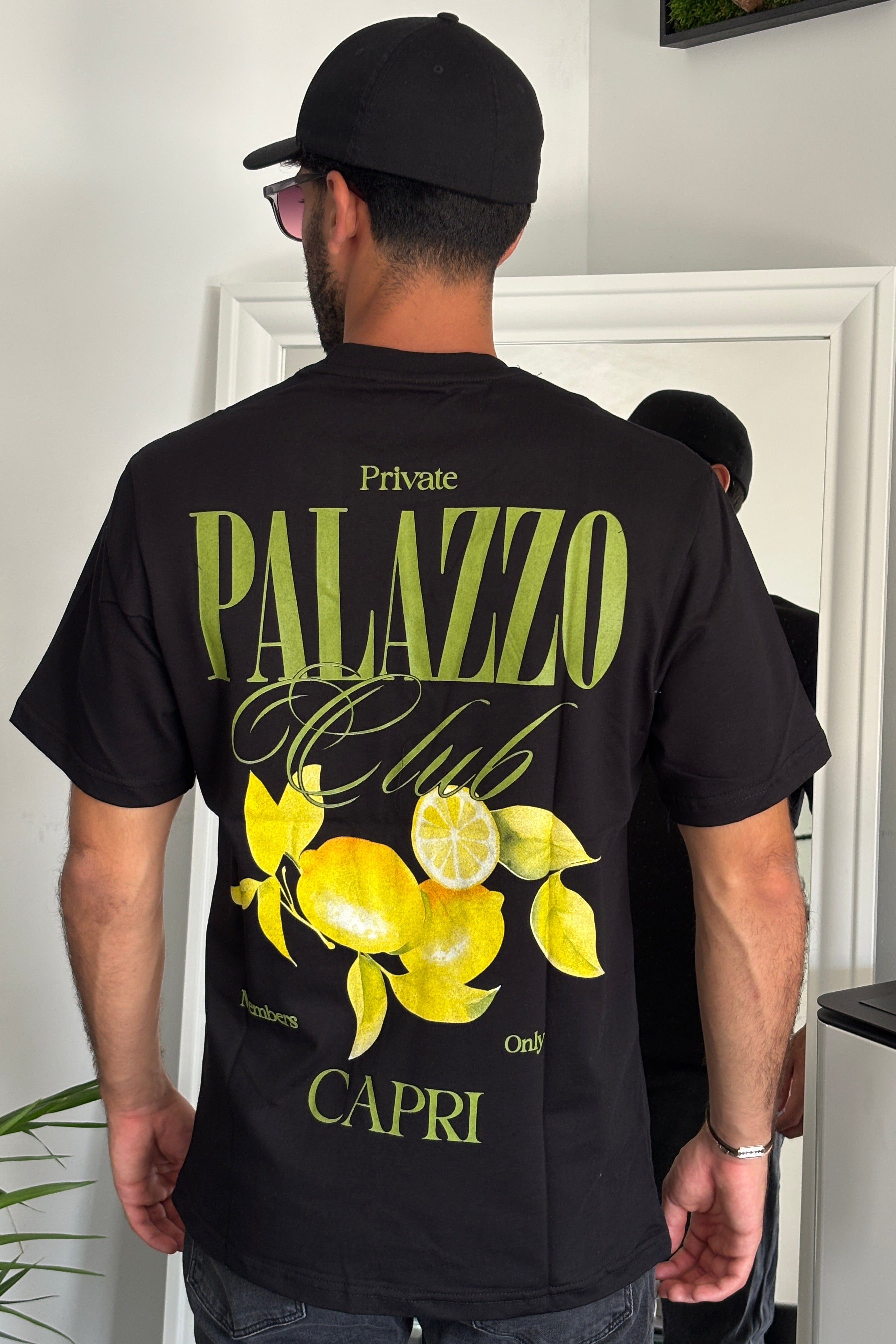 T-SHIRT CAPRI - NOIR - BLANC