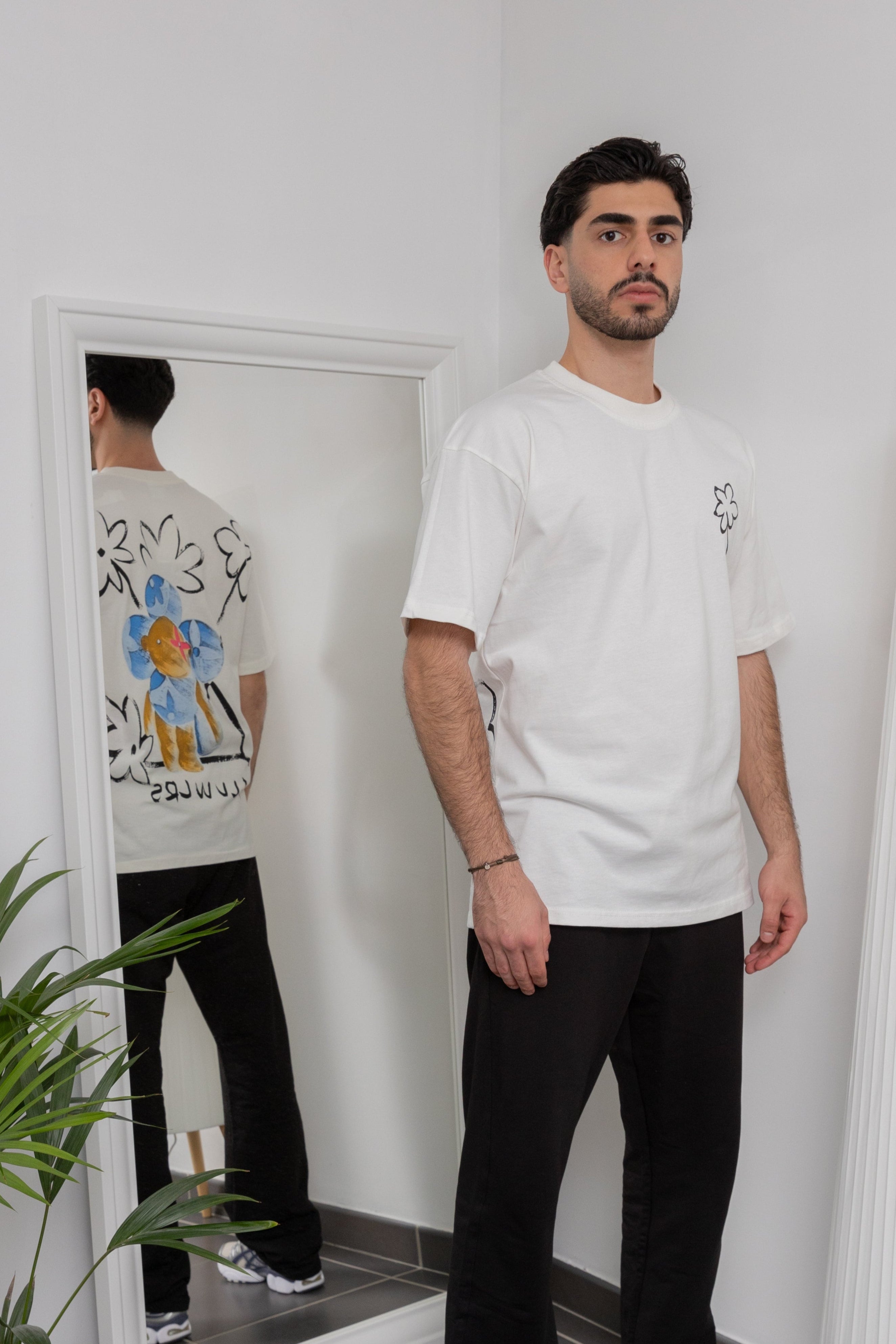 T-shirt Floral - Blanc
