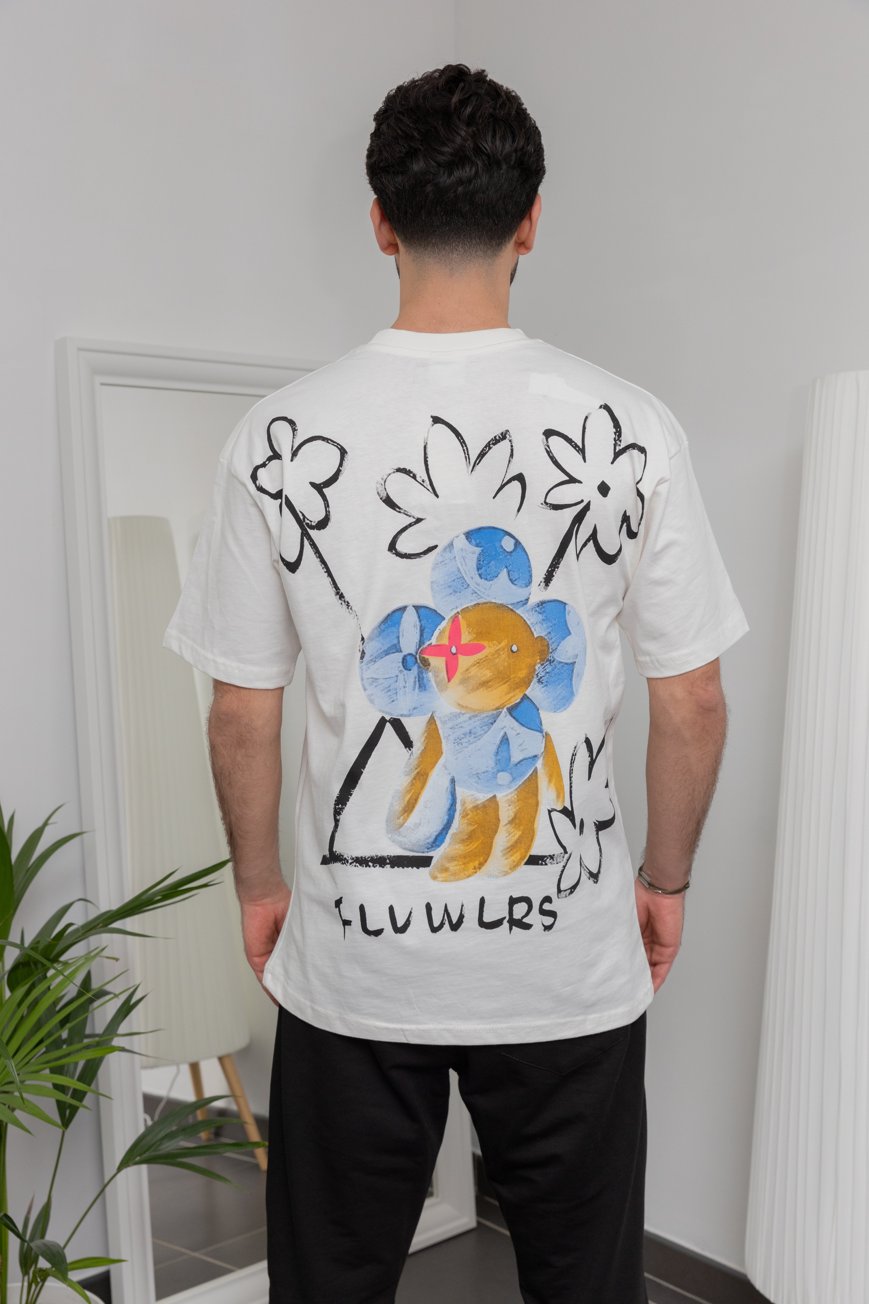 T-shirt Floral - Blanc