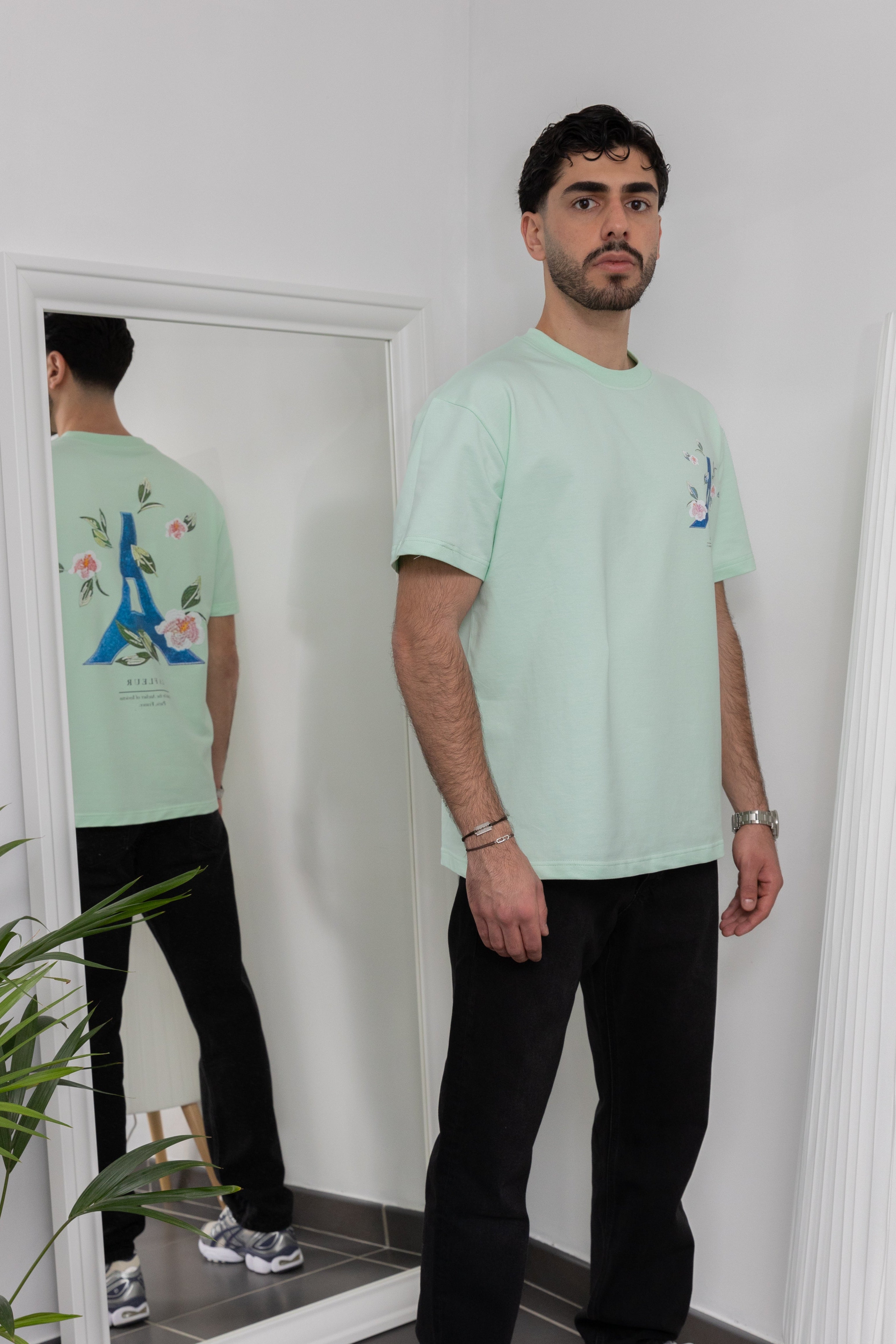 T-shirt Paris - Vert Clair